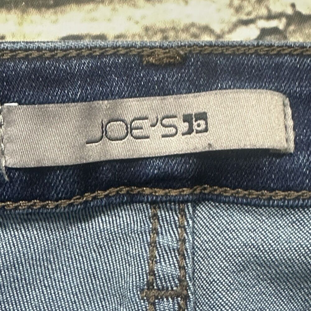 Joe's Jeans Women's 26 Blue Mid Rise Curvy Skinny Ankle Pants Rockstar - Picture 4 of 13